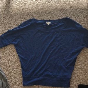 Blue tee